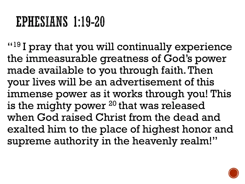 ephesians 1 19 20