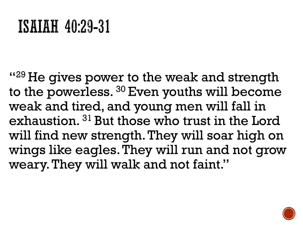 isaiah 40 29 31