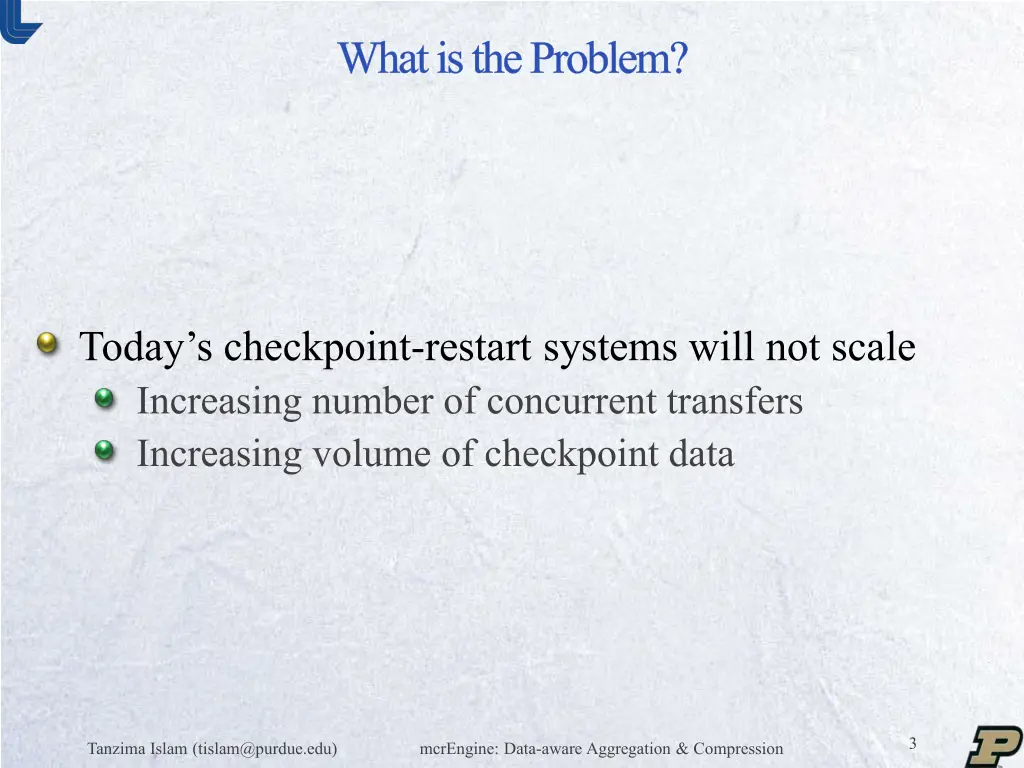 what is the problem