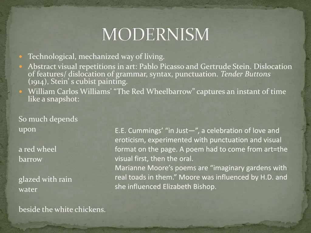 modernism 2