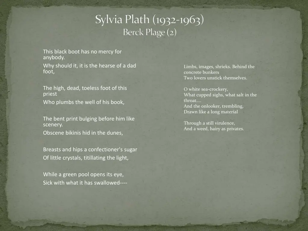 sylvia plath 1932 1963 berckplage 2