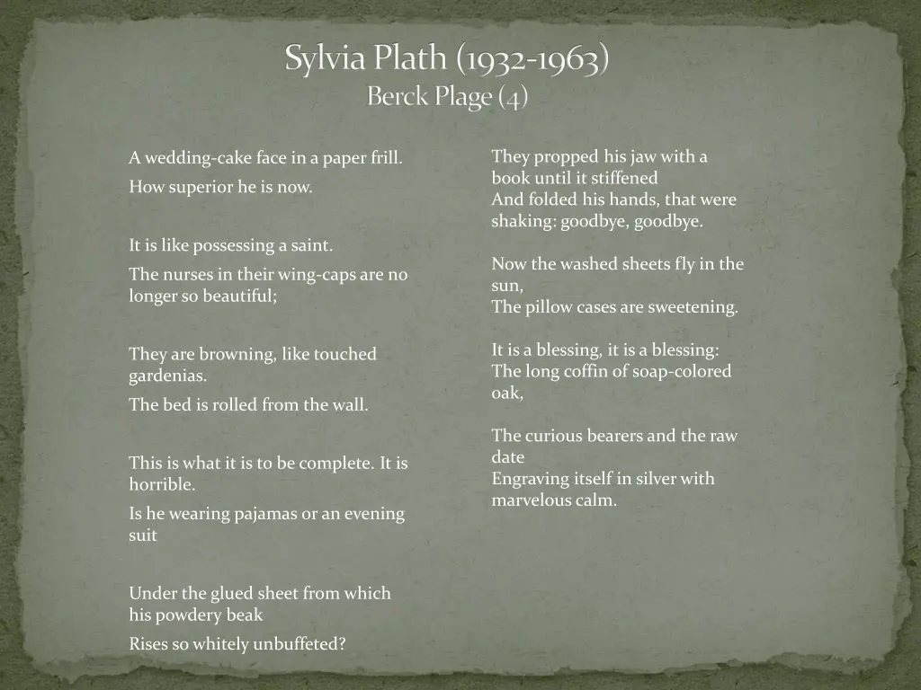 sylvia plath 1932 1963 berckplage 4