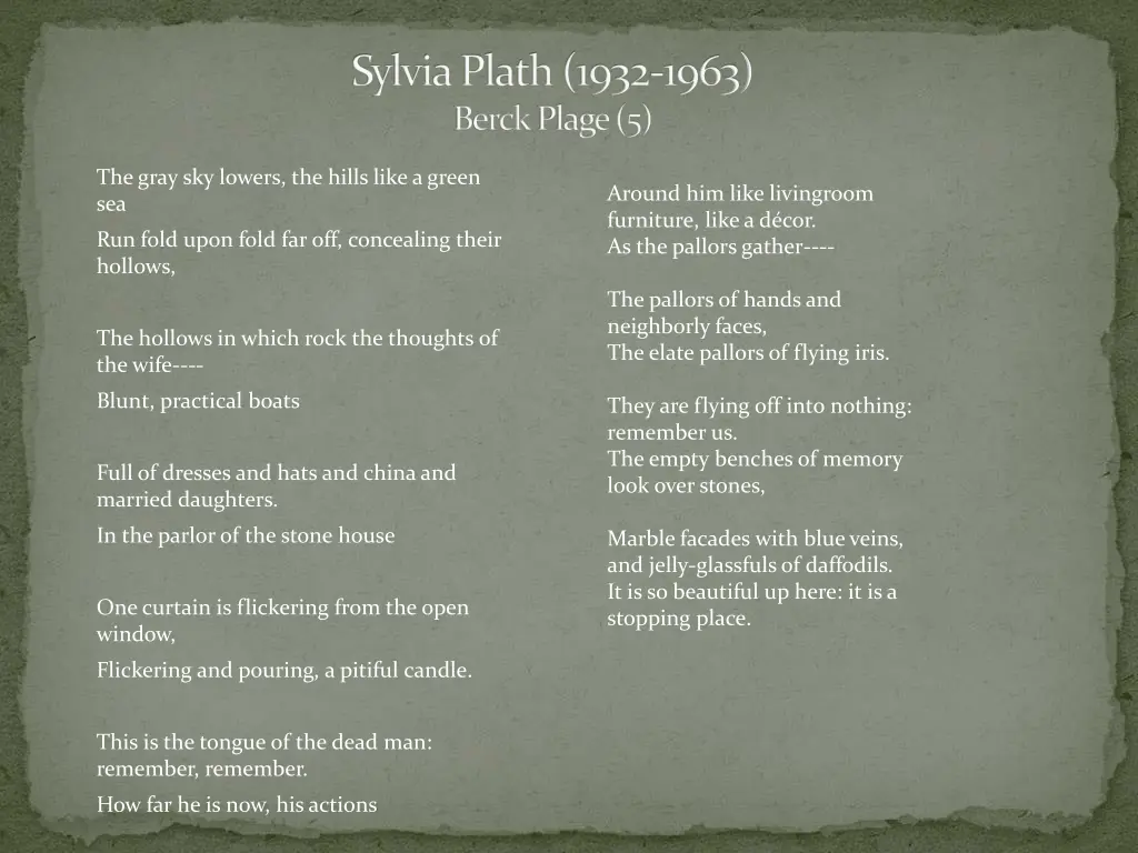 sylvia plath 1932 1963 berckplage 5