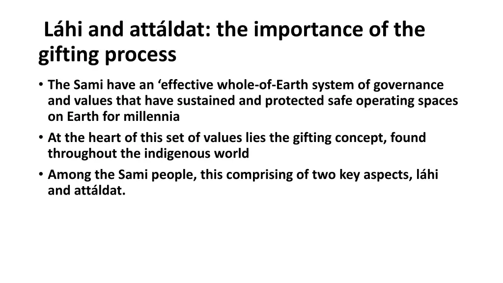 l hi and att ldat the importance of the gifting