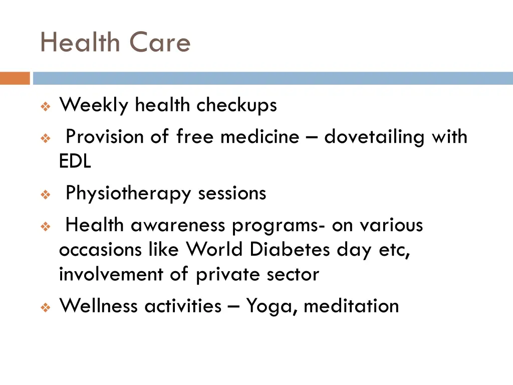 health care