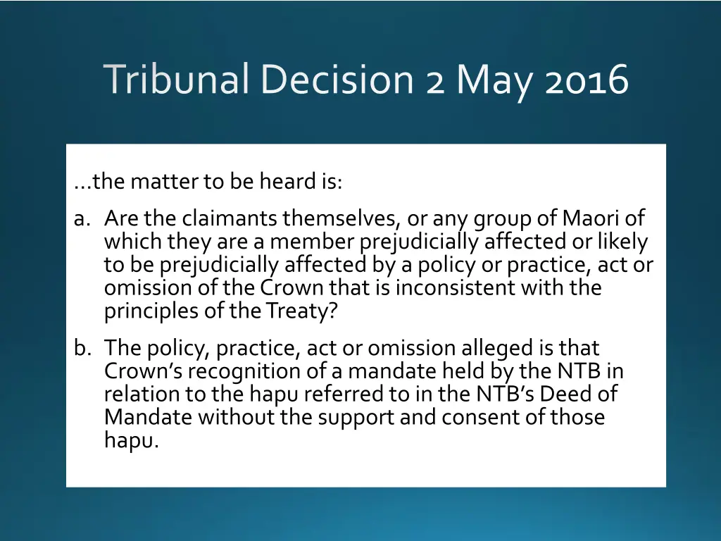 tribunal decision 2 may 2016 3