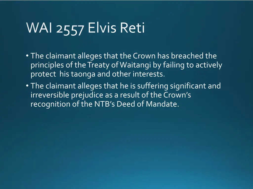 wai 2557 elvis reti