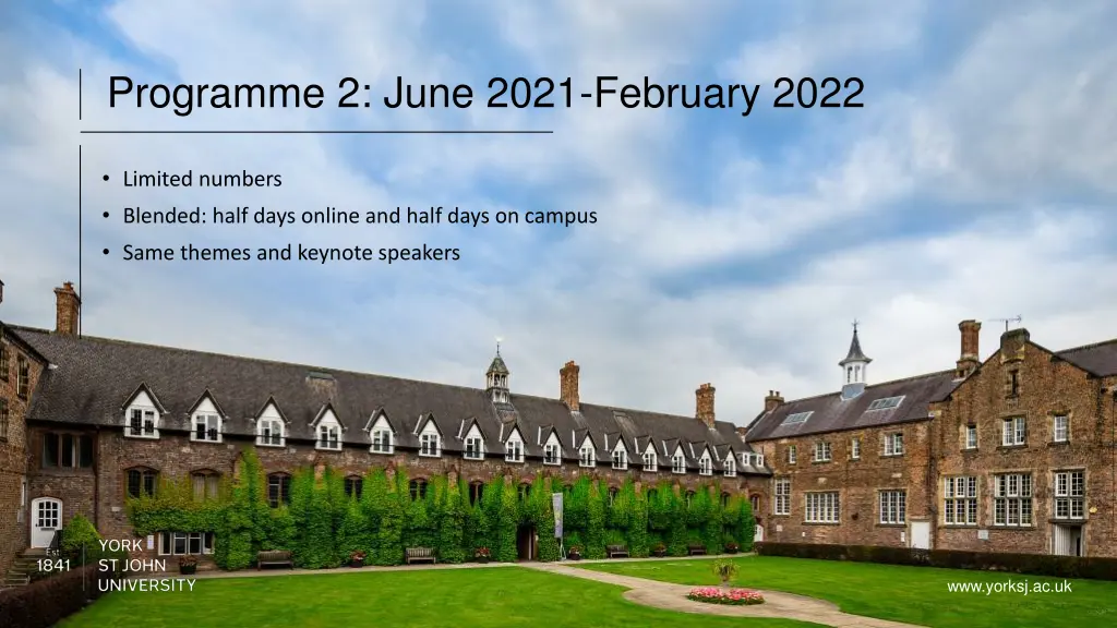 programme 2 june 2021 february 2022