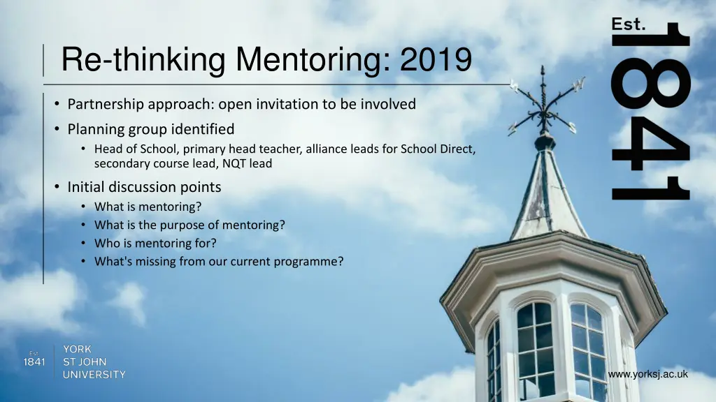 re thinking mentoring 2019