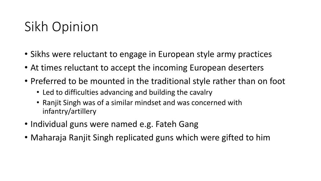 sikh opinion