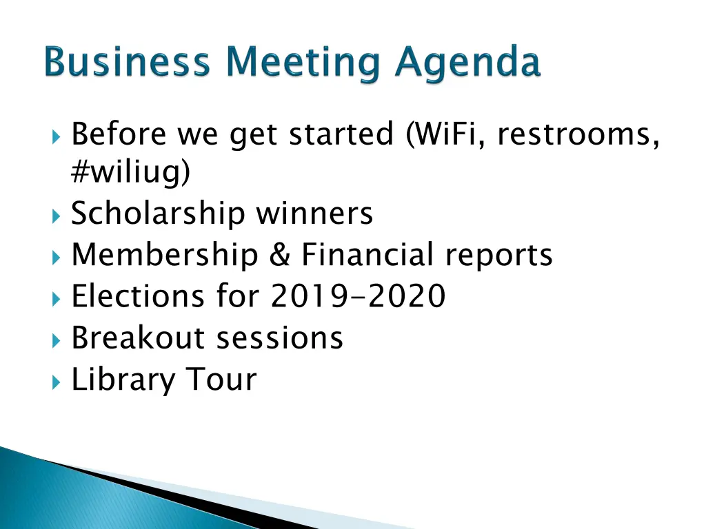 before we get started wifi restrooms wiliug