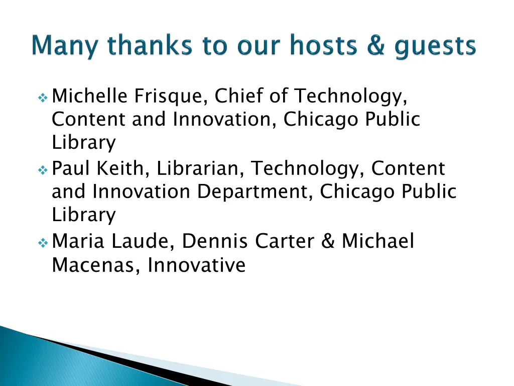 michelle frisque chief of technology content