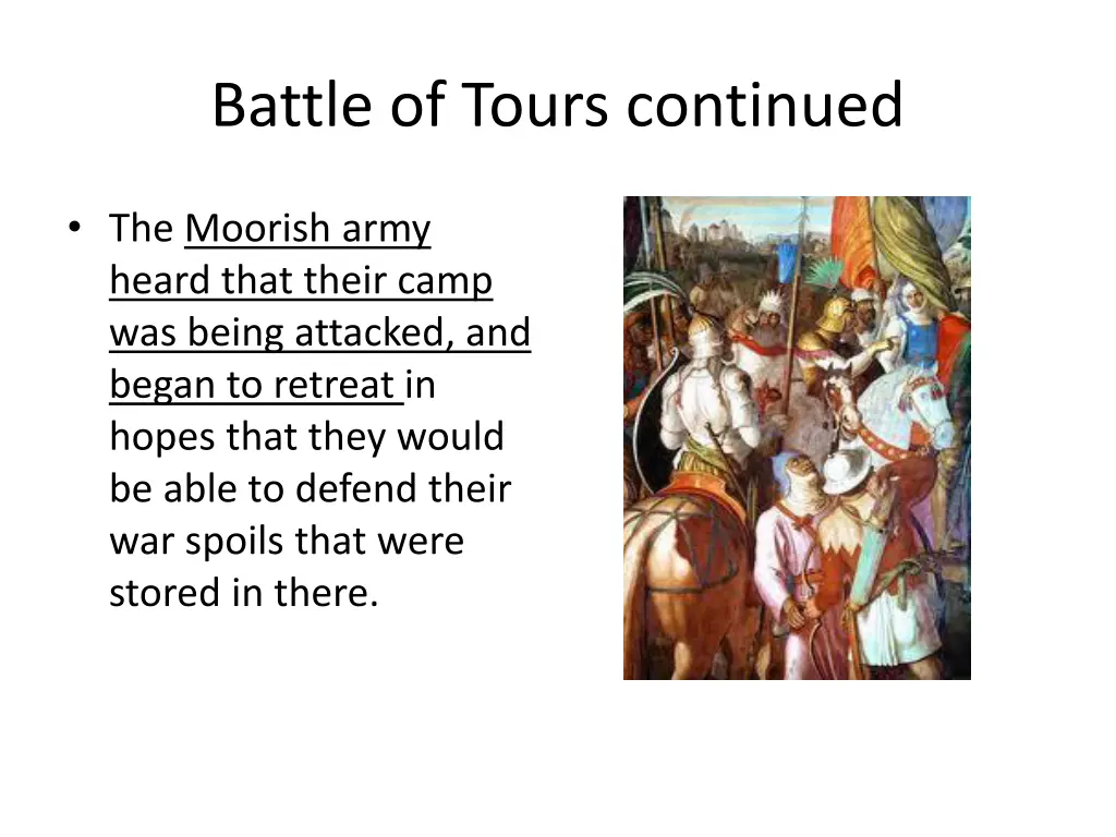 battle of tours continued 2