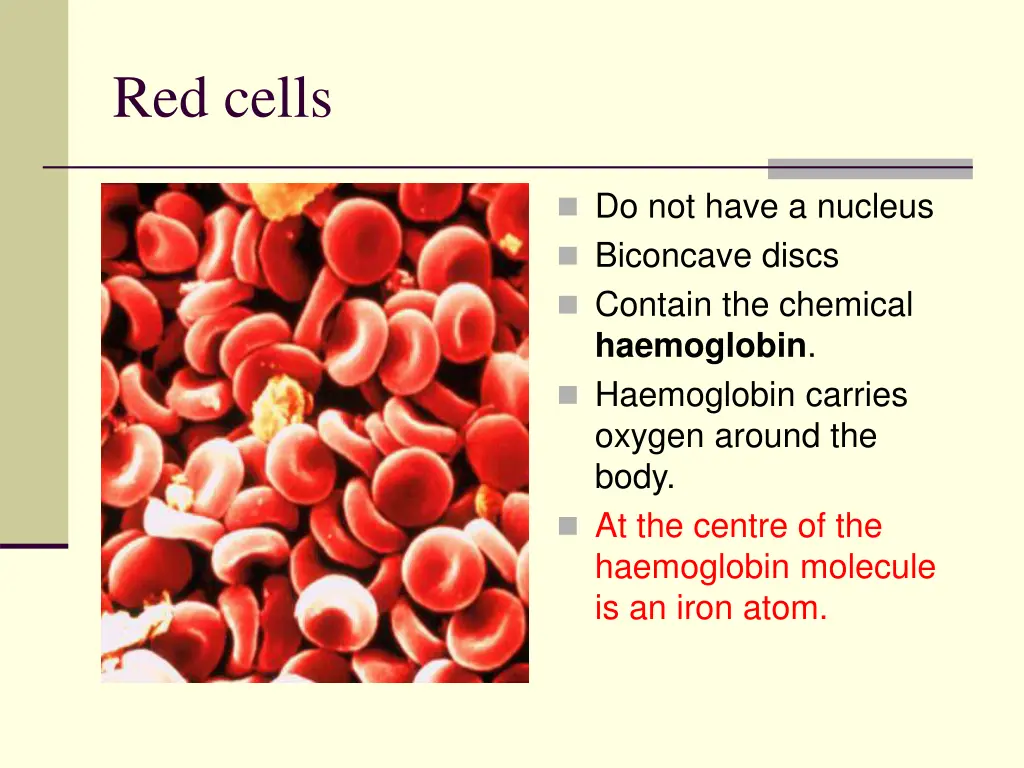 red cells 1