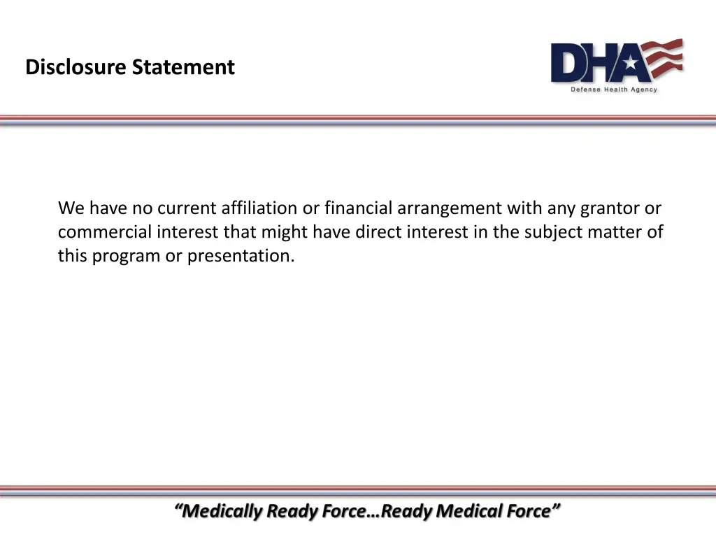 disclosure statement