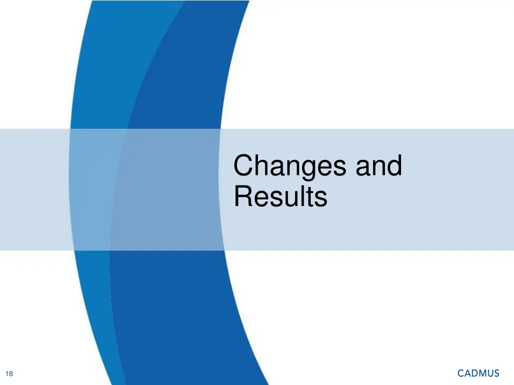 changes and results