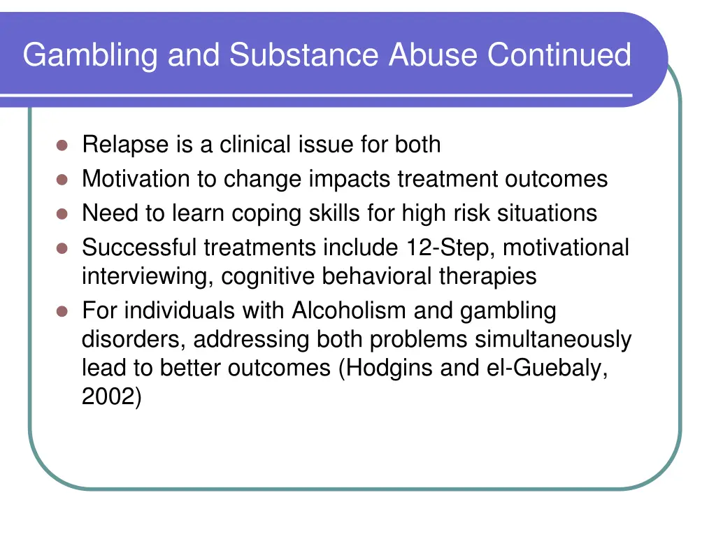 gambling and substance abuse continued 1