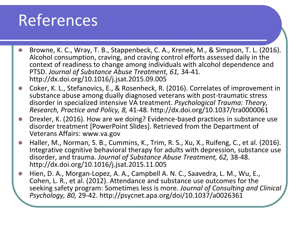 references 1