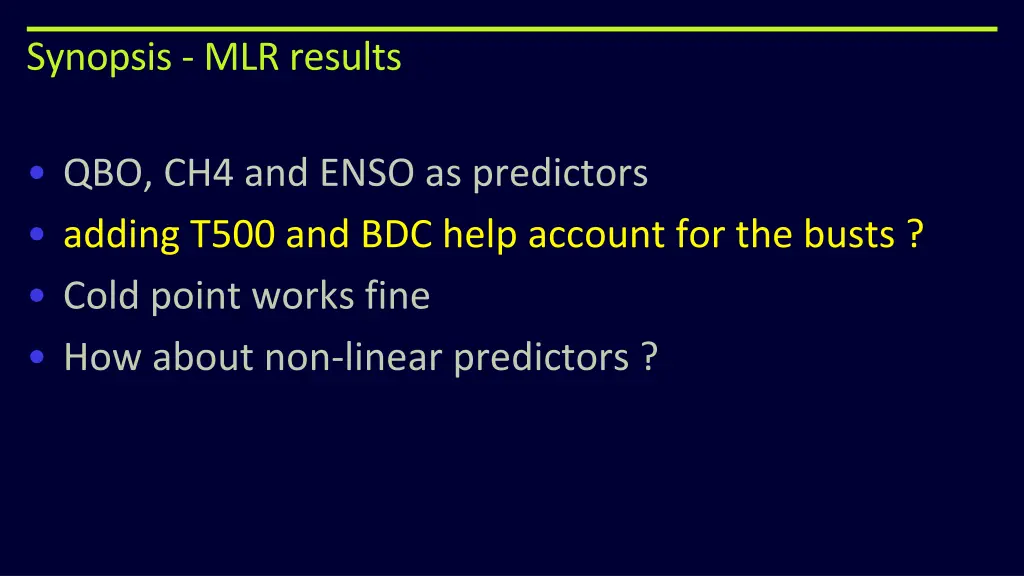 synopsis mlr results 1