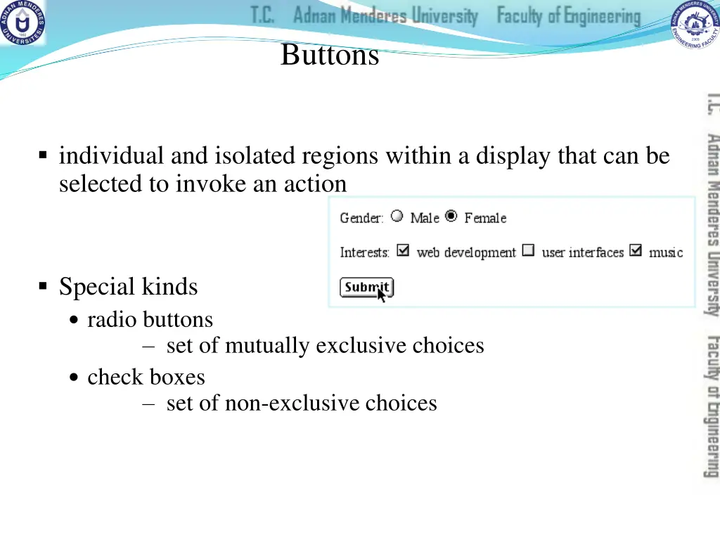 buttons