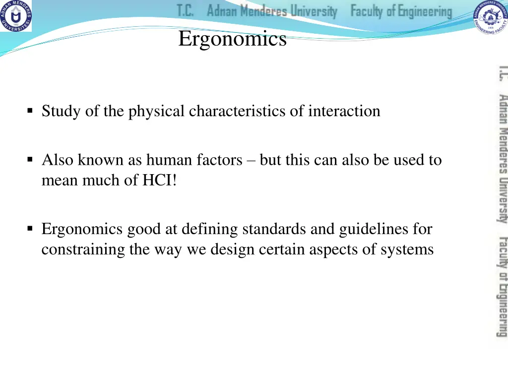 ergonomics