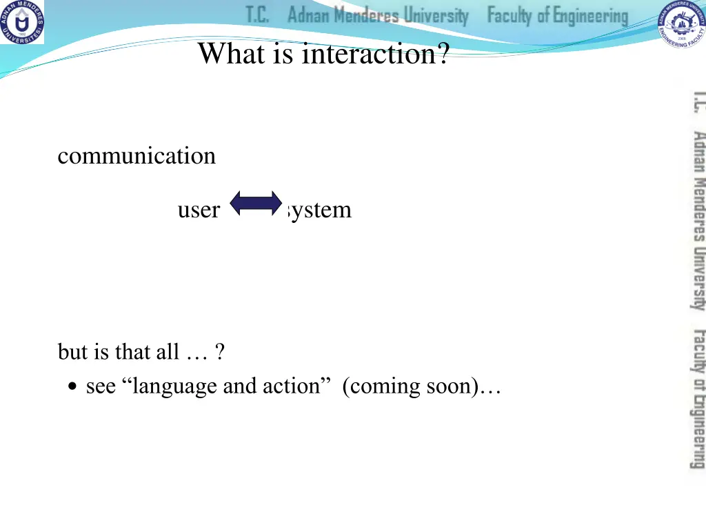 what is interaction