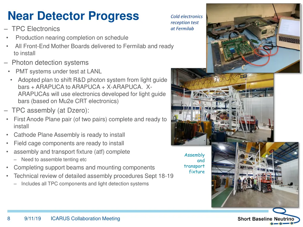 near detector progress