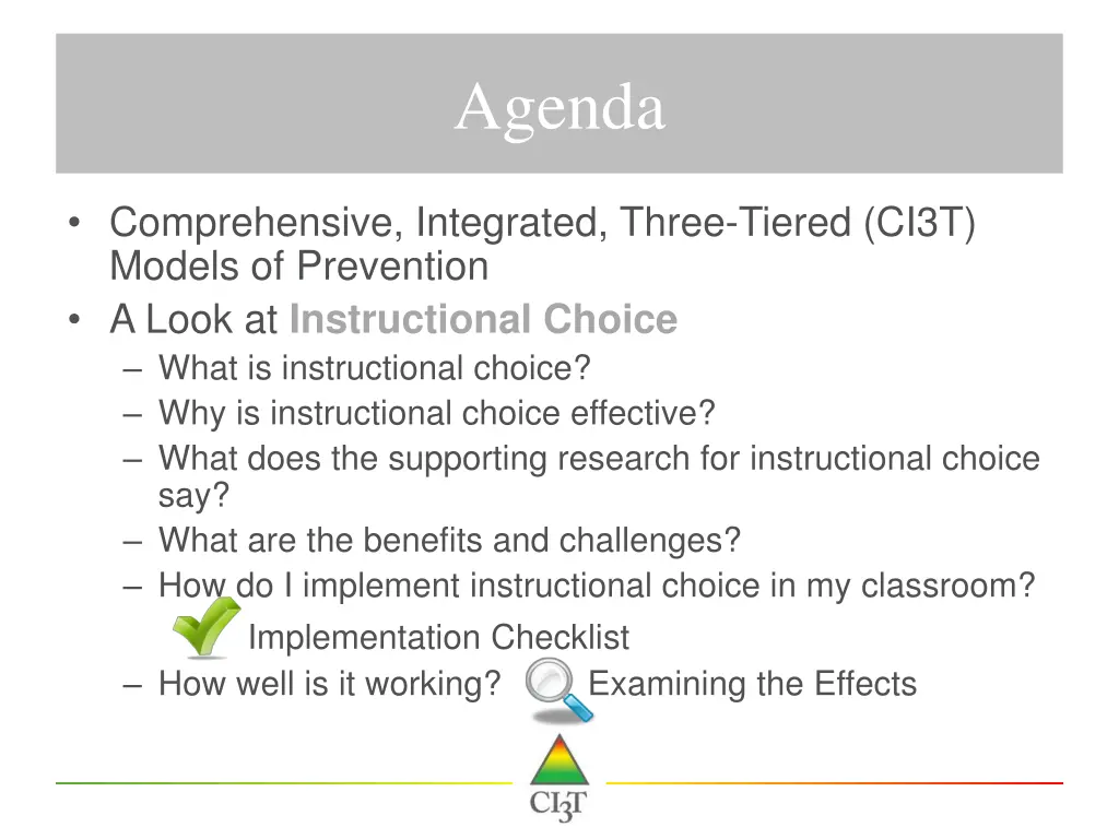 agenda