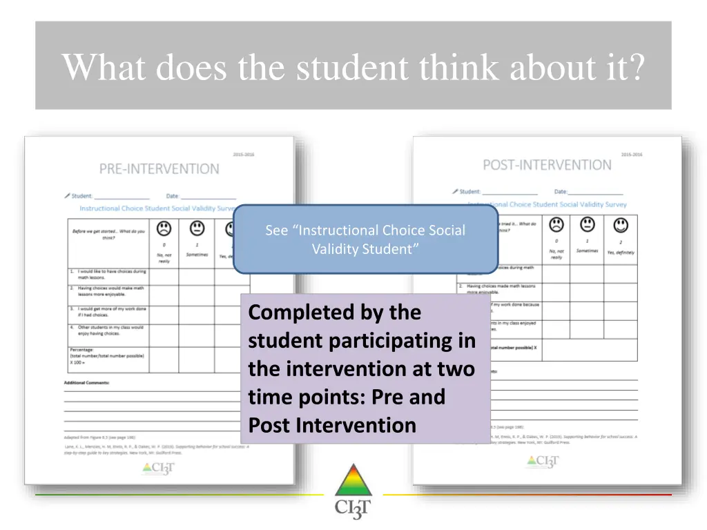 what does the student think about it
