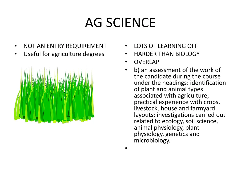 ag science