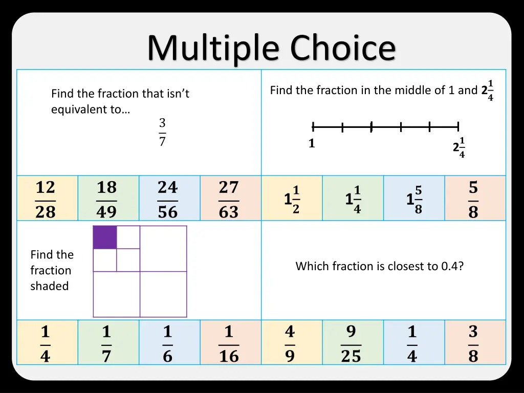 multiple choice 2