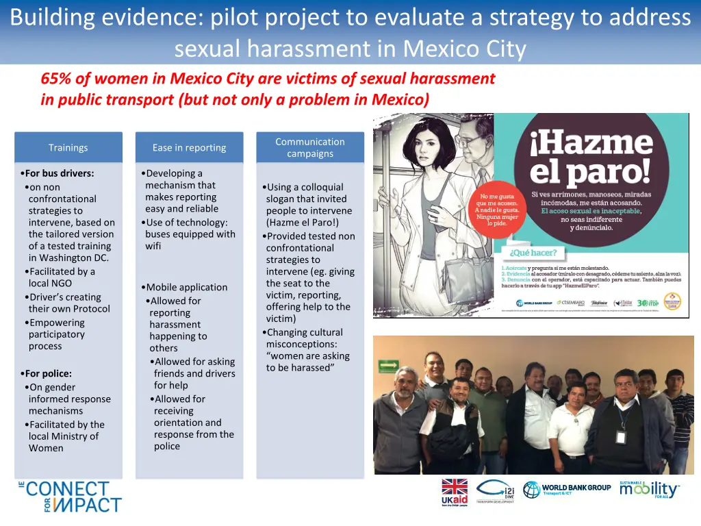 building evidence pilot project to evaluate