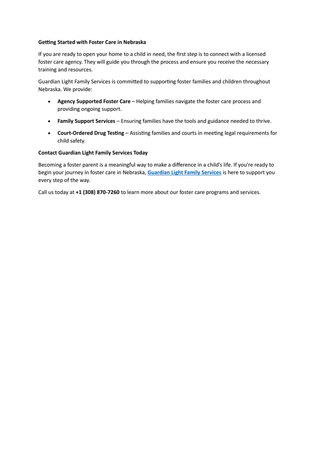 getting started with foster care in nebraska