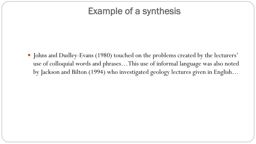 example of a synthesis example of a synthesis