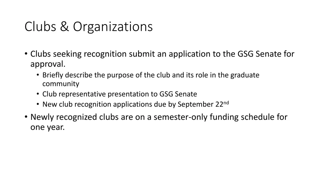 clubs organizations 1