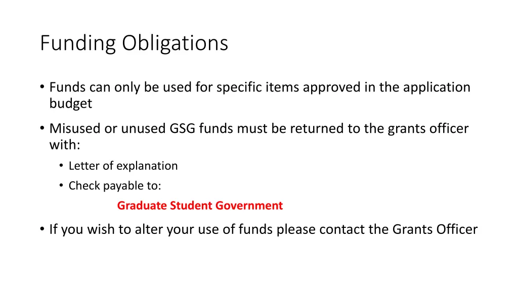funding obligations 1