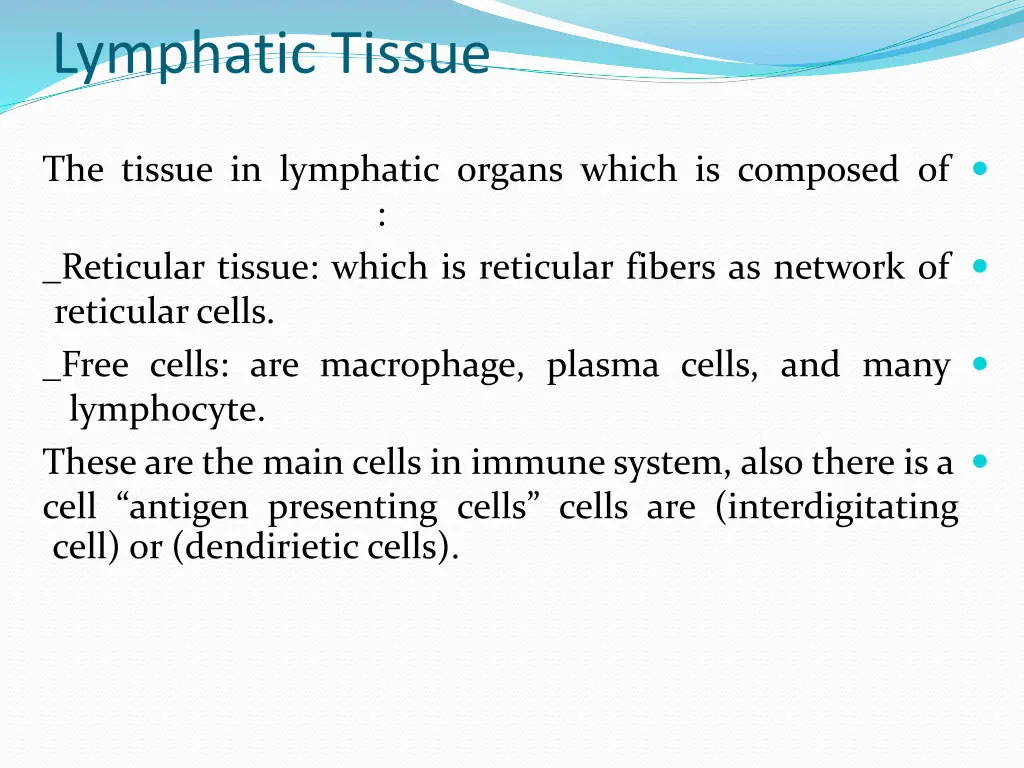 lymphatic tissue