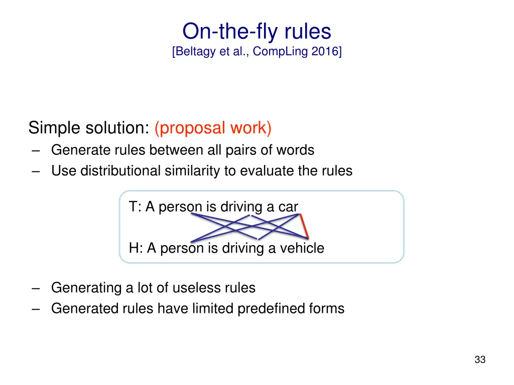 on the fly rules beltagy et al compling 2016
