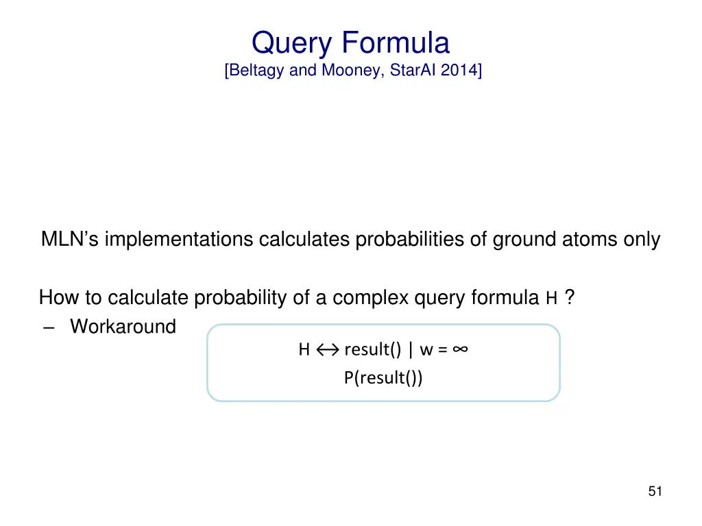 query formula beltagy and mooney starai 2014