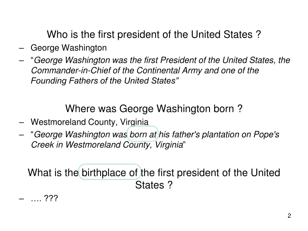 who is the first president of the united states