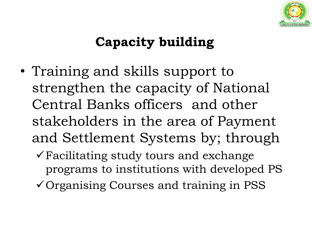 capacity building