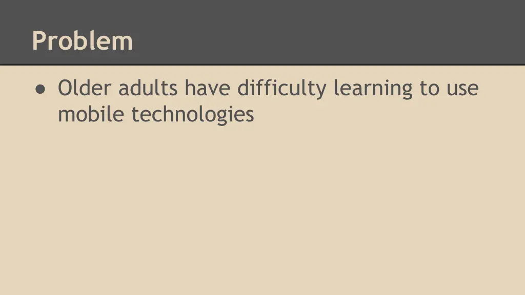 problem