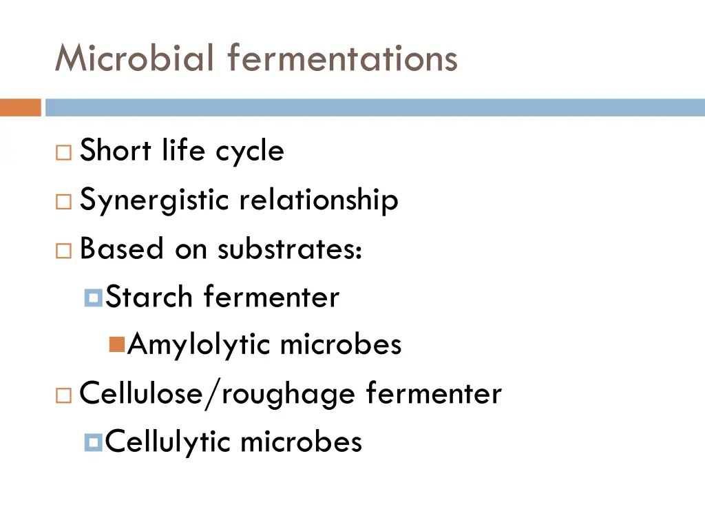 microbial fermentations