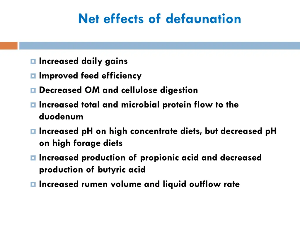 net effects of defaunation