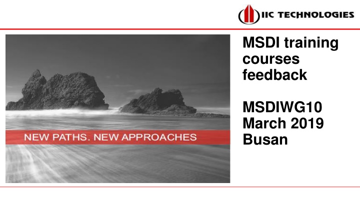 msdi training courses feedback