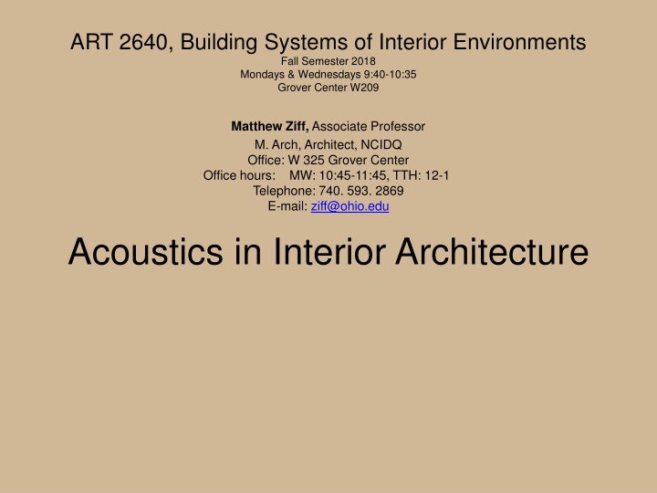 art 2640 building systems of interior