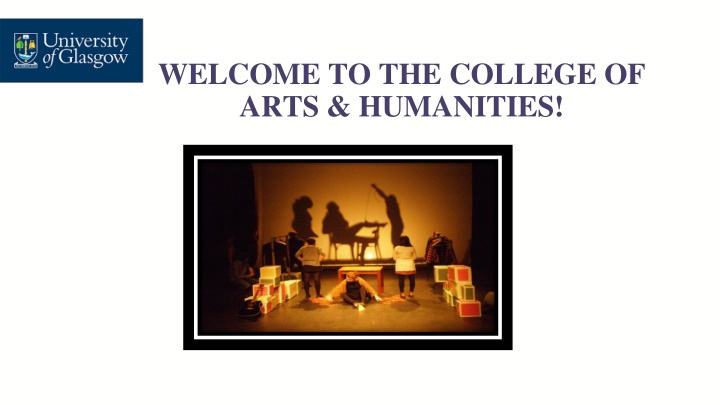 welcome to the college of arts humanities