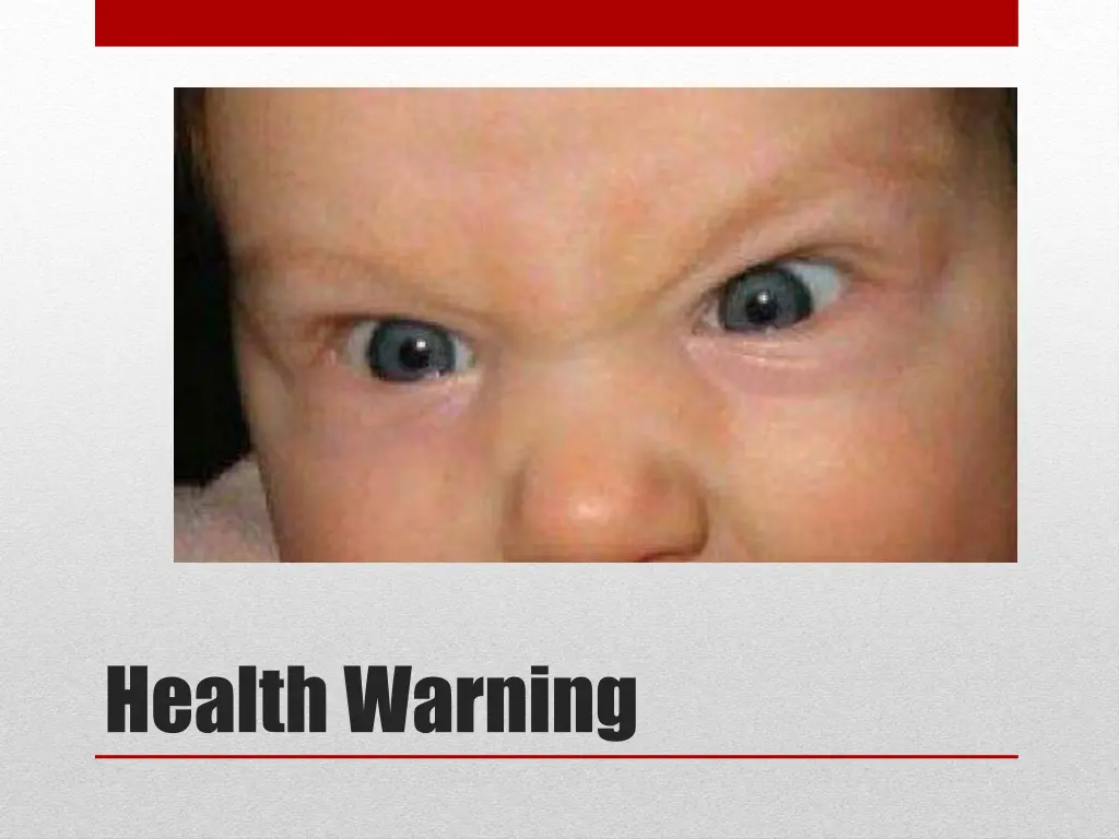 health warning