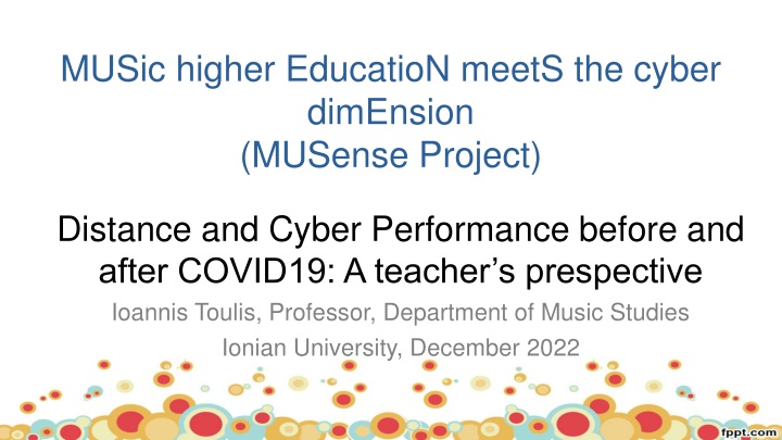 music higher education meets the cyber dimension