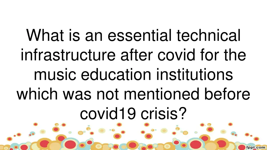 what is an essential technical infrastructure